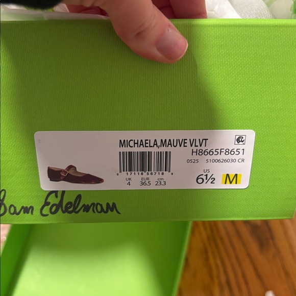 NWT Sam Edelman Michaela Mary Jane Flat in Raspberry - Picture 9 of 9